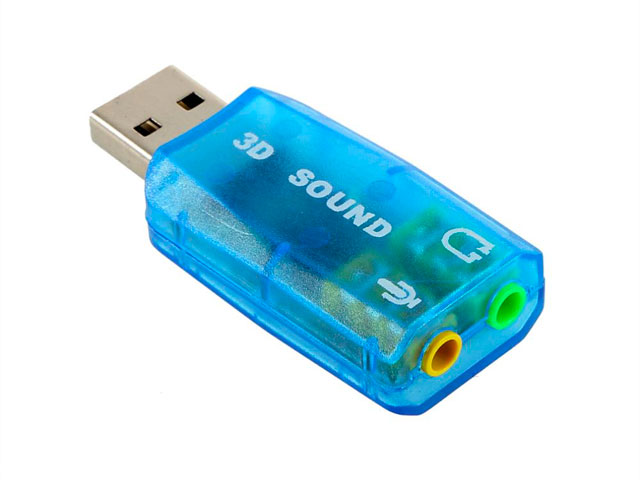 DiAl 3D-sound внешняя звуковая карта USB 