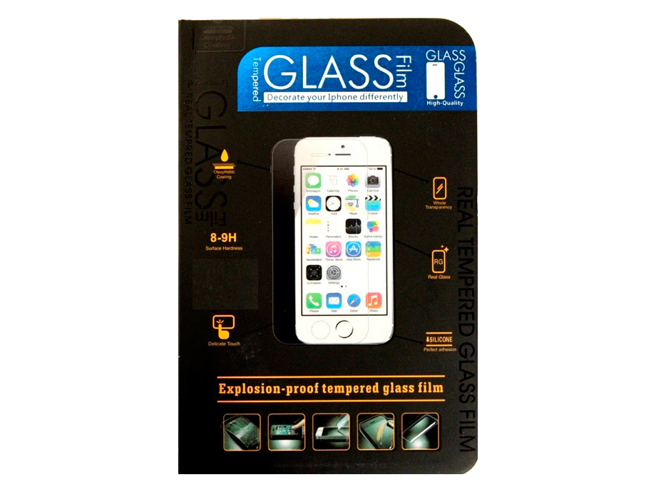 Защитное стекло усиленное для iPhone 5 5C 5S SE 